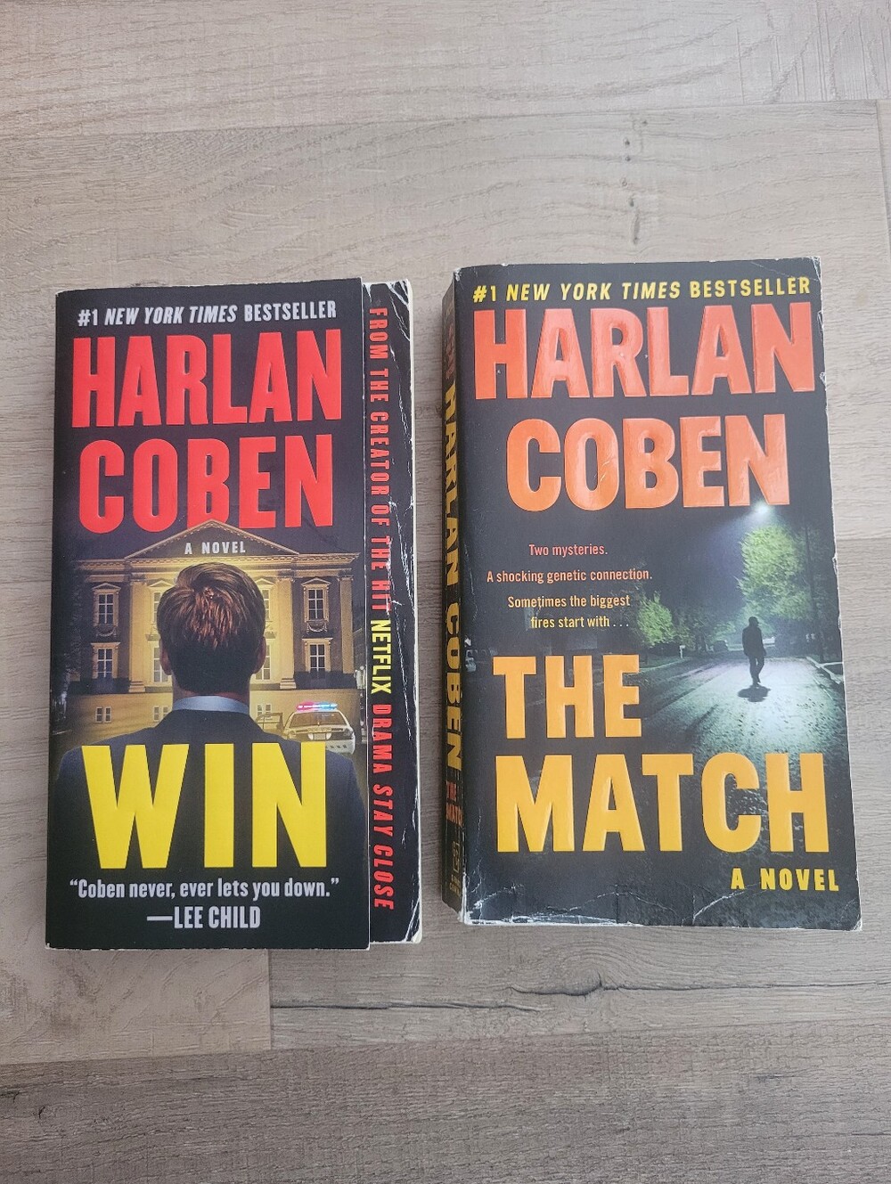 Win & The Match by Harlan Coben Book Bundle - Set of Two Thriller Novels